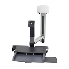 Ergotron StyleView Sit-Stand Combo Arm w/Worksurface