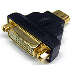 HDMI-adapteri 1xHDMI u - 1xDVI-D n, 19-pin