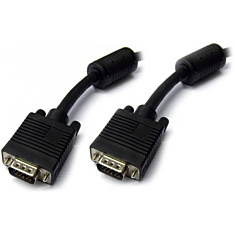 VGA-cable Male-Male with ferrites 1.8m