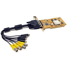 PCI DVR card 4 channel 100fps H.264 HW