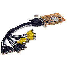 PCI DVR kortti 8 kanavaa 200fps H.264 HW