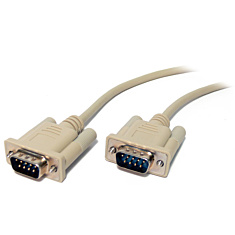 Serial cable DB9 Male-DB9 Male, 2m
