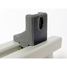 Paneelikiinnike 4040 T-slot, Front, (4mm), 10kpl