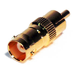 RCA uros BNC naaras adapteri