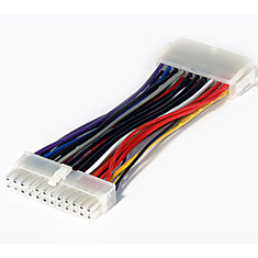 Adapter 20pin ATX Female-24pin EPS Male, 14cm