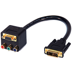 1xDVI(12+5) u - 1xKomponenttivideo+VGA n