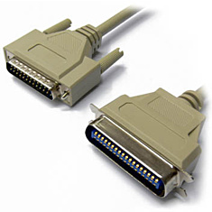Printer cable DB25 Male-CN36 Male, 3m