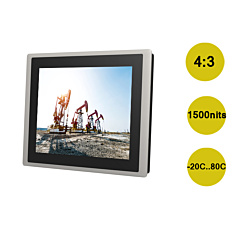 CS-112H 12.1" Hi-Brightness TFT PCAP Panel PC, IP65