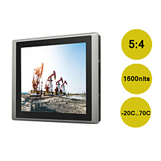 CS-119 19" Hi-Brightness TFT PCAP Panel PC, IP65