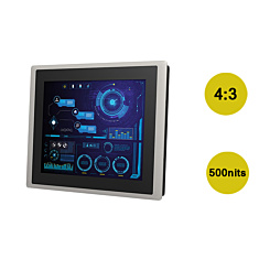 12.1" TFT PCAP/Resistive Panel PC, IP65
