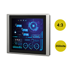 19" TFT PCAP/Resistive/Protective Glass Panel PC, IP65