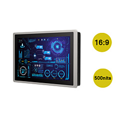 15.6" TFT PCAP/Resistive Panel PC, IP65