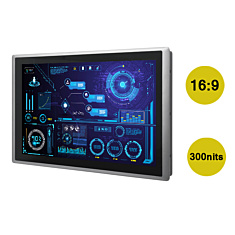 24" TFT PCAP/Resistive/Glass Panel PC, IP65