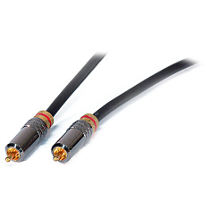 Audiokaapeli S/PDIF (RCA) u-u, 75 ohm, koaksiaali, 5m