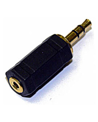 Adapter 3.5mm Stereo male-2.5mm Stereo female