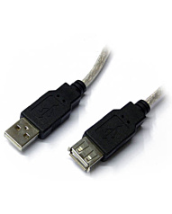 USB-kaapeli A-A/Uros-Naaras liittimillä, 1.8m
