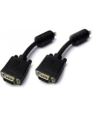 VGA-cable Male-Male with ferrites 1.8m