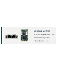 2x Gbe Ethernet LAN, mPcie module