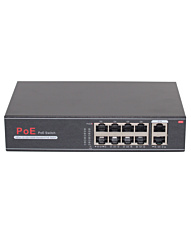 Niceview Network Switch Gigabit POE+ 8-ports 2xUplink 120W IPC-1201P