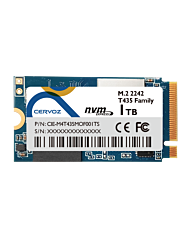 256GB M.2 2242 SSD, Industrial, NVME, Wide-temp