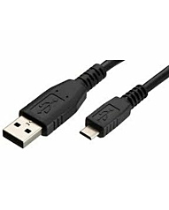 USB-cable A-male Micro-B-male 0.5m