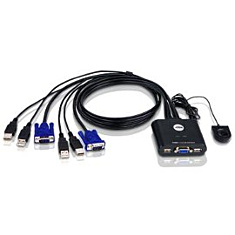 Aten 2-Port USB Cable KVM Switch