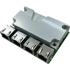 CMI-2P5GLAN02 4x2.5Gbe LAN Ethernet module, Intel I226