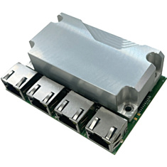 CMI-2P5GLAN03 4x2.5Gbe LAN Ethernet module, Intel I226