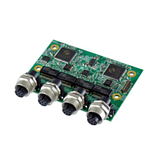  CMI Module, 4x GbE LAN, M12 Port, A-coded