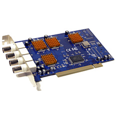 PCI DVR card 4 channel 100fps H.264