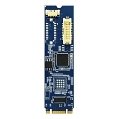 M.2 2280 (B+M key) 1-port 1GbE SFP Ethernet board (-40℃~+85℃)