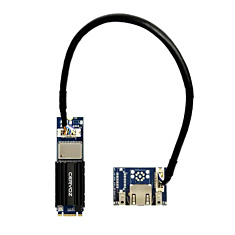 M.2 2280 (B+M key) 1 port 10GbE isolated Ethernet board