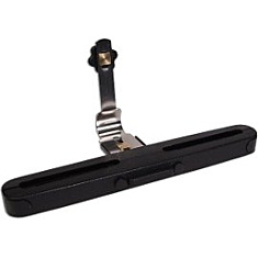 Headrest mounting bracket for LCD display