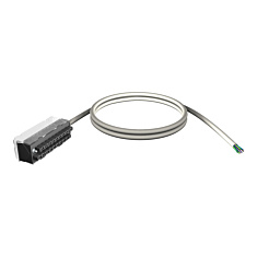 BMXFTW301S shielded cord set, Modicon X80, 20-way terminal, one end flying leads, 3m