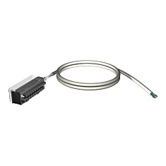 BMXFTW308S shielded cord set, Modicon X80, 28-way terminal, one end flying leads, 3m