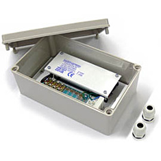 Virtalähde AC/DC 230VAC/12VDC 1x4A IP66
