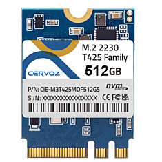 512GB M.2 2230 SSD, Industrial, NVME, Normal-temp