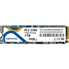1TB M.2 2280 SSD, Industrial, NVME, Wide-temp