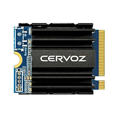 480GB M.2 2230 SSD, NVME, Industrial, T455 Cervoz, AE-key, Wide-Temp